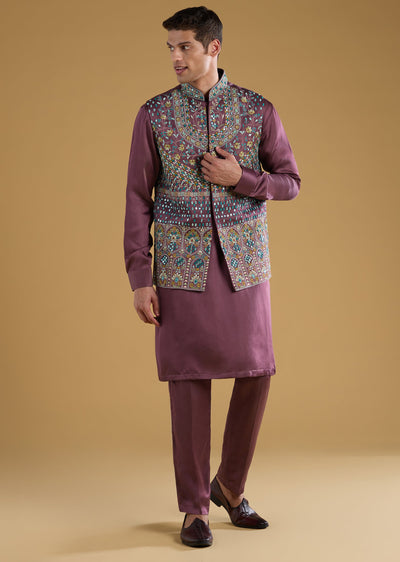 wine-linen-satin-silk-embroidered-mens-jacket-and-kurta-set-sg333076-1 0cb98179-5409-4d60-af13-16a96473c028