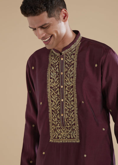 wine-red-silk-kurta-set-with-thread-resham-work-sg357919-2 0c8a1c07-f1d9-4956-b02d-0bbd3f4c2121