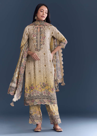 yellow-beige-ombre-crepe-kurta-set-with-floral-print-sg344090-1
