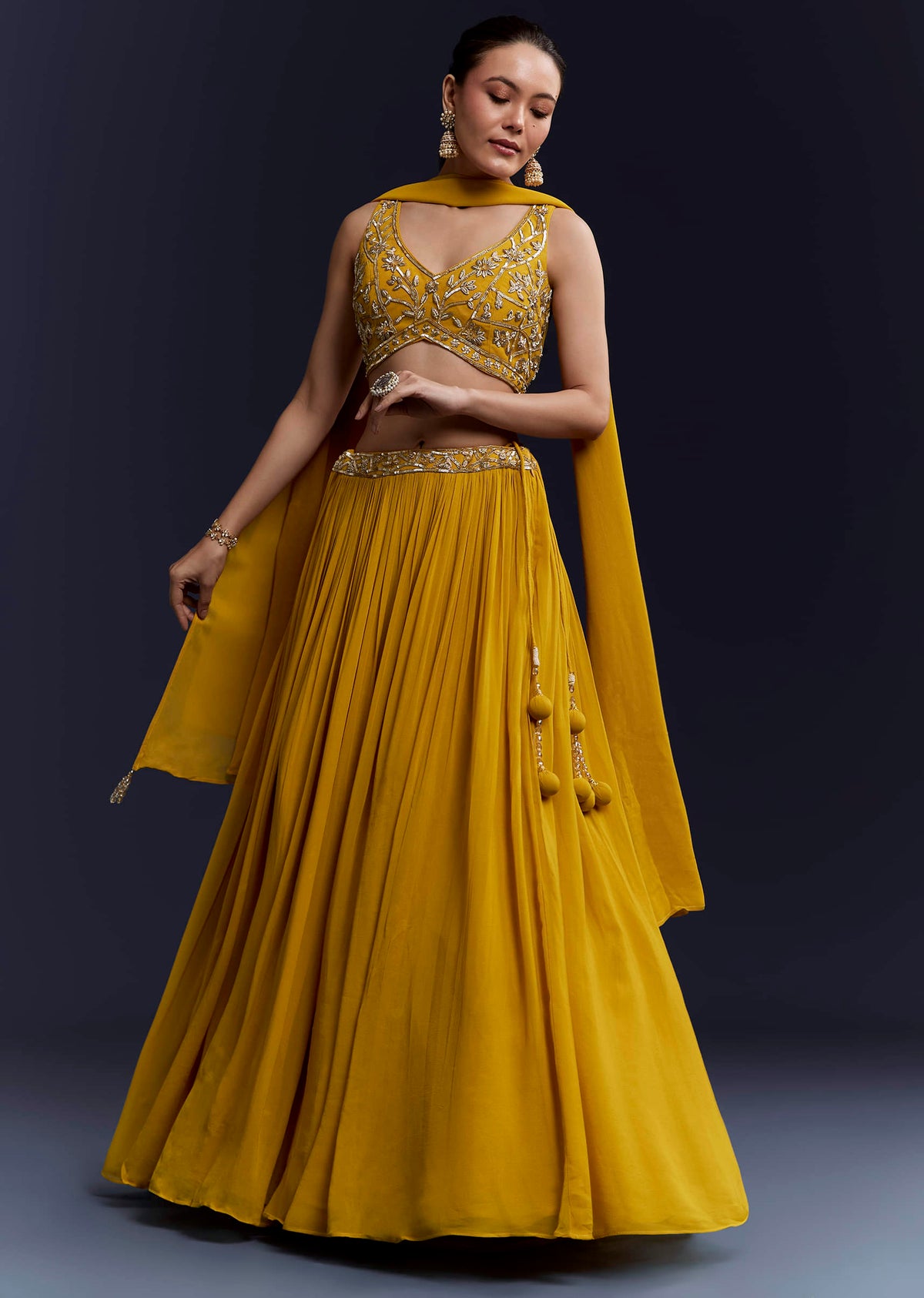 yellow-bridesmaid-georgette-lehenga-set-with-cutdana-embroidery-sg339467-1