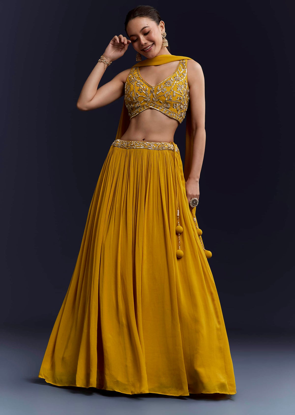 yellow-bridesmaid-georgette-lehenga-set-with-cutdana-embroidery-sg339467-4