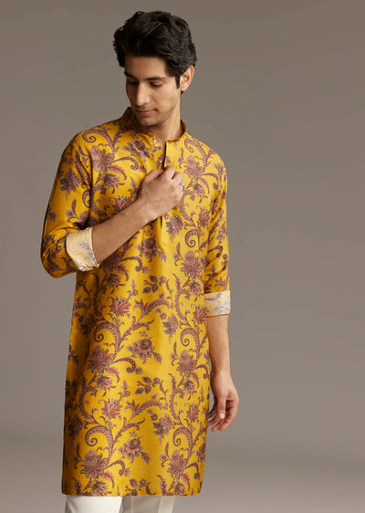 yellow-silk-designer-kurta-for-men-with-motif-print-sg322636-1