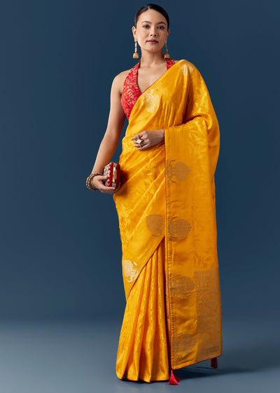 yellow-zari-woven-jacquard-saree-with-contrast-brocade-blouse-sg350706-1 c75867a3-0911-471e-81c5-0f65ba5cb146