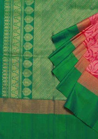 Orchid pink saree in lotus motif weave only on Kalki - KALKI Fashion India