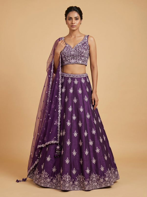 Amethyst Luxe Lehenga