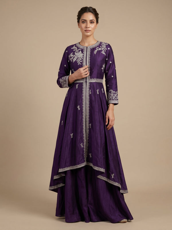 Amethyst Shine Sharara Set