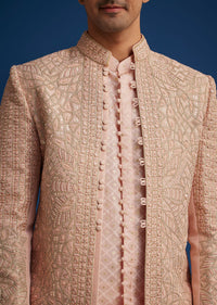 baby-pink-silk-short-sherwani-set-with-zardosi-embroidery-sg251087-1