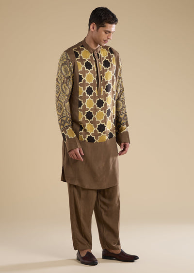 beige-ajrakh-printed-kurta-set-sg349365-1 1a552047-0d24-4466-8455-d793184b1855