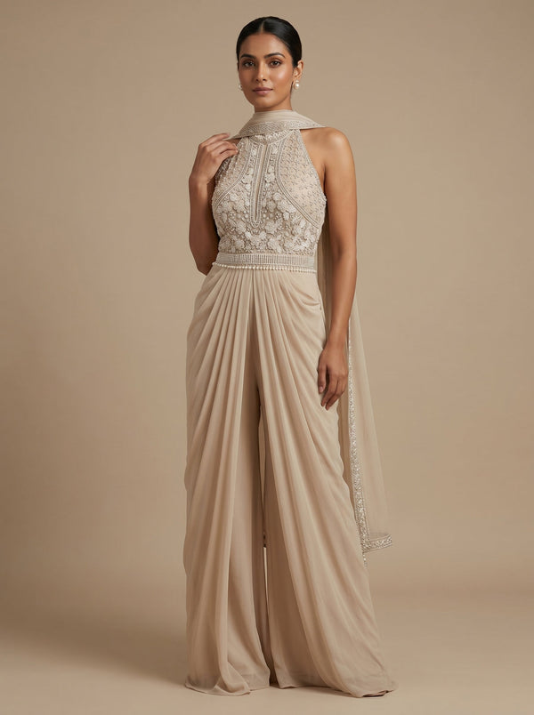 Beige Aura Indogown