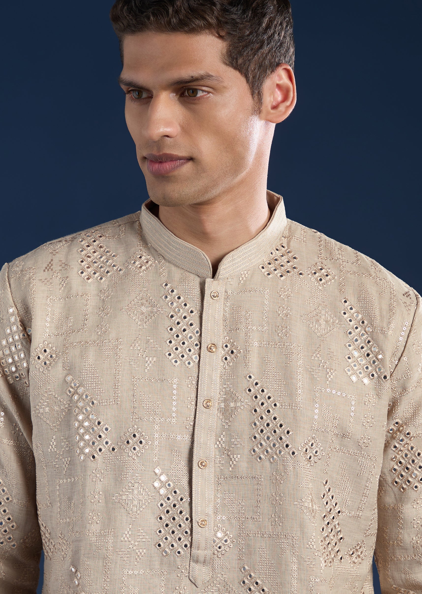 beige-embellished-kurta-set-sg349965-2 69dedd41-b5be-46f1-bdb1-8b7889b24e08