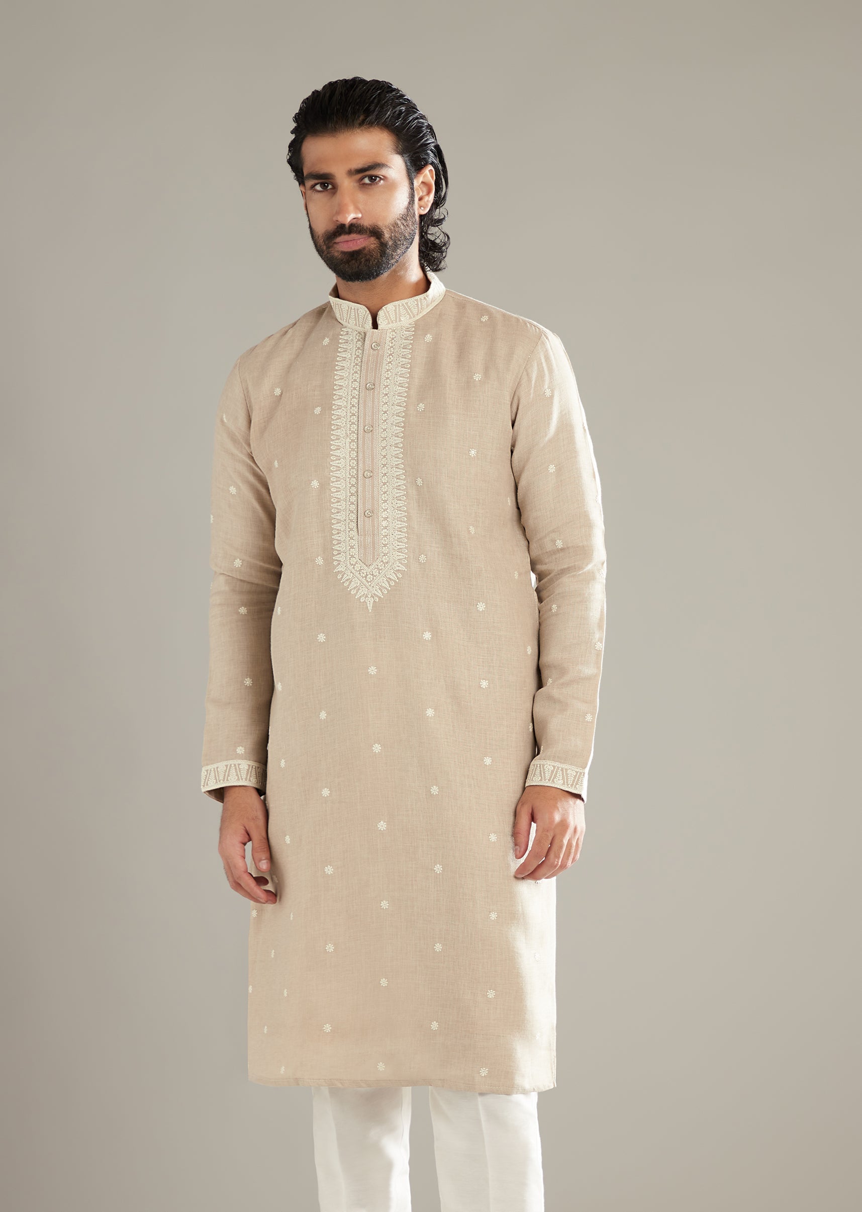 beige-linen-kurta-set-for-men-with-resham-hand-work-sg356017-4 a9a0d067-7487-4c5b-9fd7-5d673e0db58a