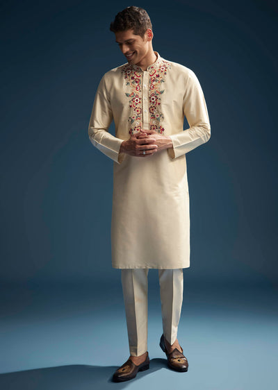 beige-silk-kurta-set-for-men-with-resham-aari-embroidery-sg326072-2