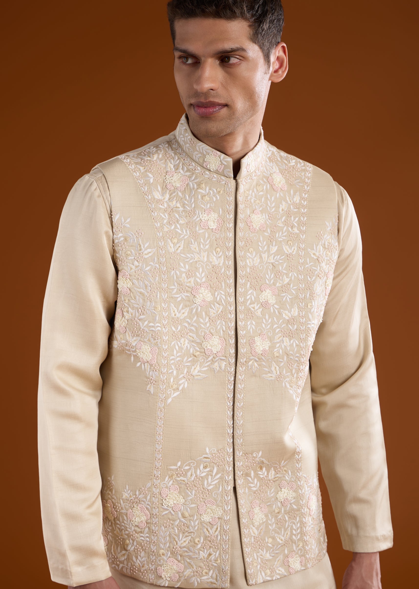 beige-silk-mens-kurta-jacket-set-with-thread-and-french-knot-work-sg329015-2 31f49d5a-58e0-4bcc-80eb-009824b41307