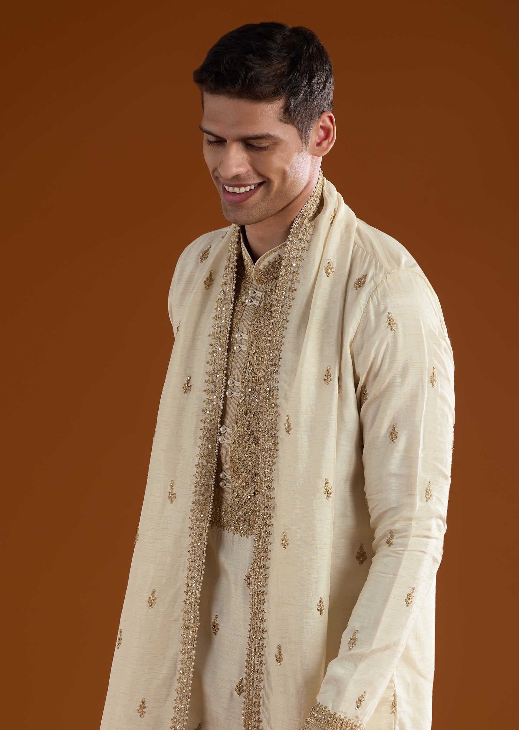 beige-silk-mens-kurta-set-with-thread-zari-and-dori-work-sg345768-2 0b30b3b8-d0c3-41ff-9164-20d8bc53bdfc