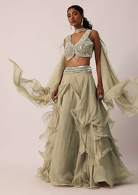 beige hand embellished lehenga set-sg193289 1