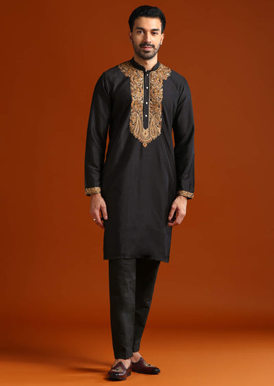 black-banarasi-silk-kurta-set-for-men-with-heavy-hand-embroidery-sg326088-1
