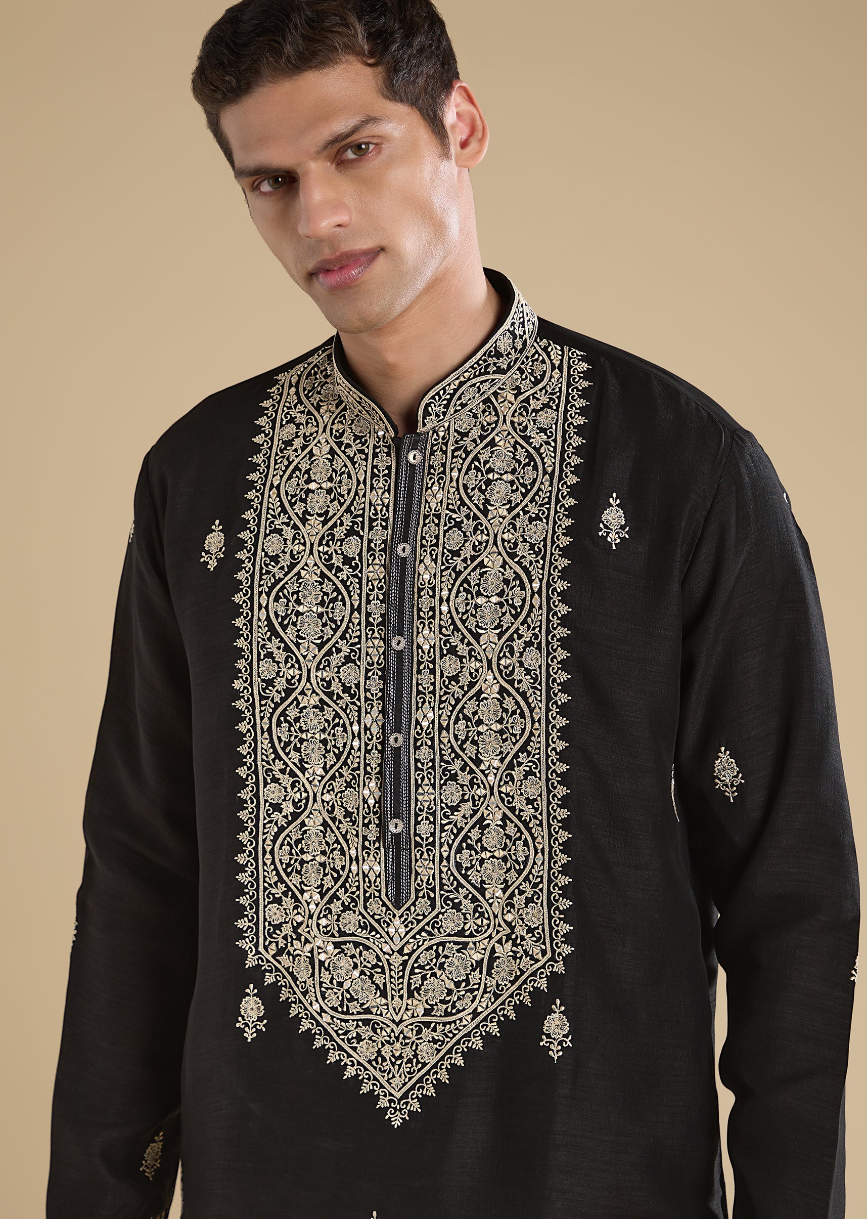 black-embroidered-kurta-set-with-pants-sg373912-2 ac5bb09b-2980-4256-8df6-453660c271f6