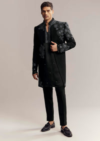 black-imported-satin-organza-indo-western-for-men-with-zardosi-embroidery-sg308858-1 8
