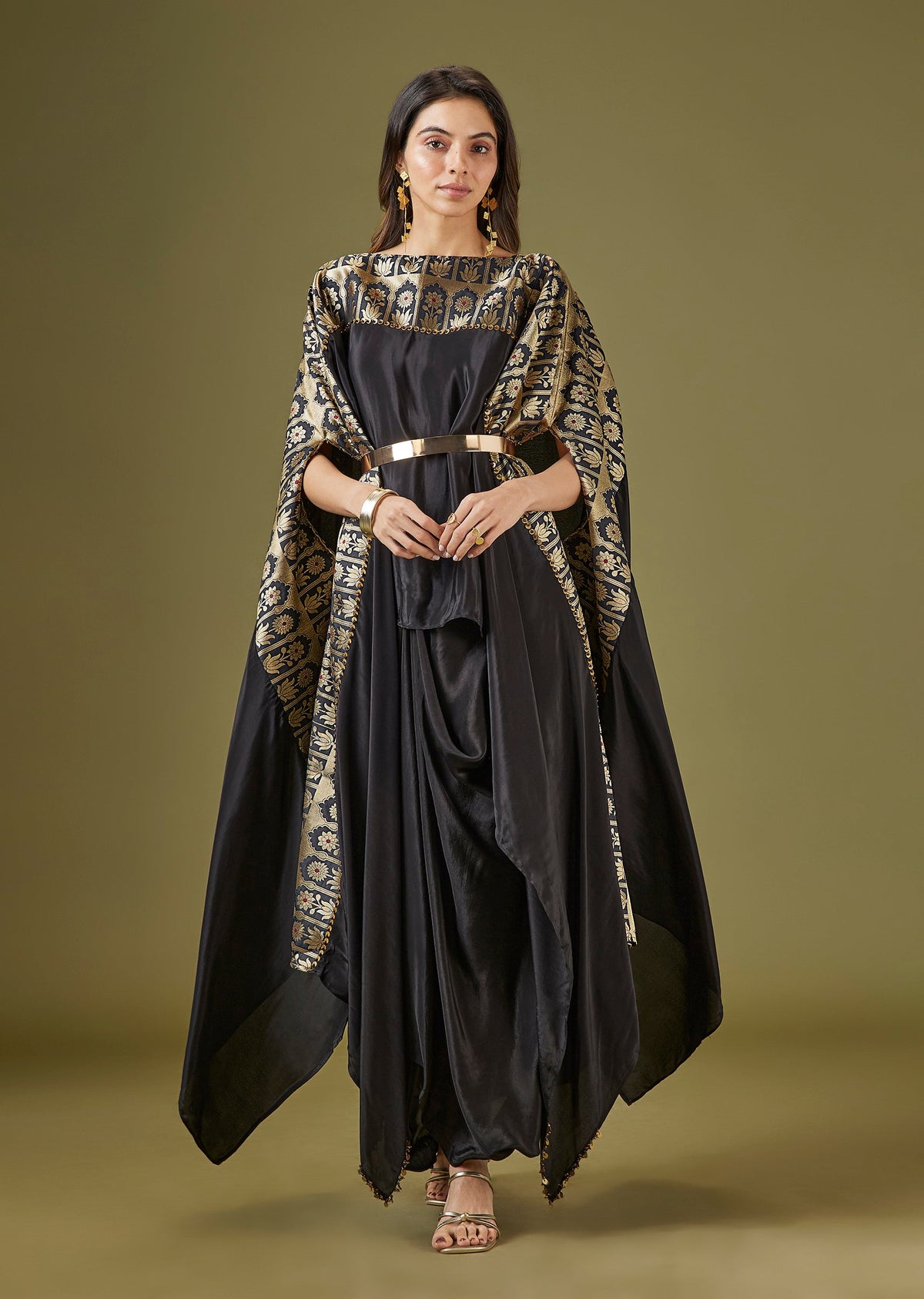 indo western dresses Cream Crepe Silk Jacket Style Dress Make a statement with our Olive Criss Cross Indo Western Dress for Women from Label Shaurya Sanadhya Tempting Lilac Embroidered Designer Indo