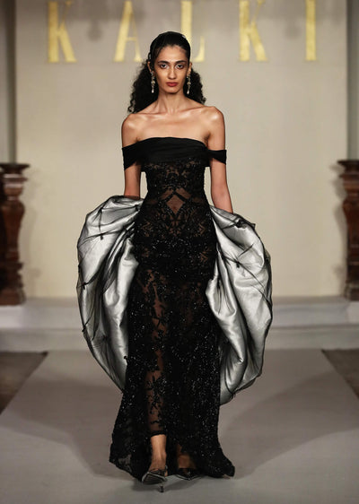 black-net-embroidered-fishcut-gown-with-white-cape-sg356686-1
