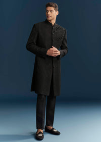 black-silk-indo-western-set-for-men-with-patch-work-and-embroidery-sg335556-1