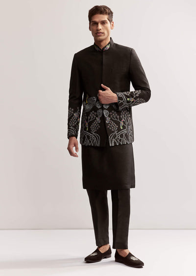 black-silk-kurta-jacket-set-for-men-with-zardosi-embroidery-sg327069-1