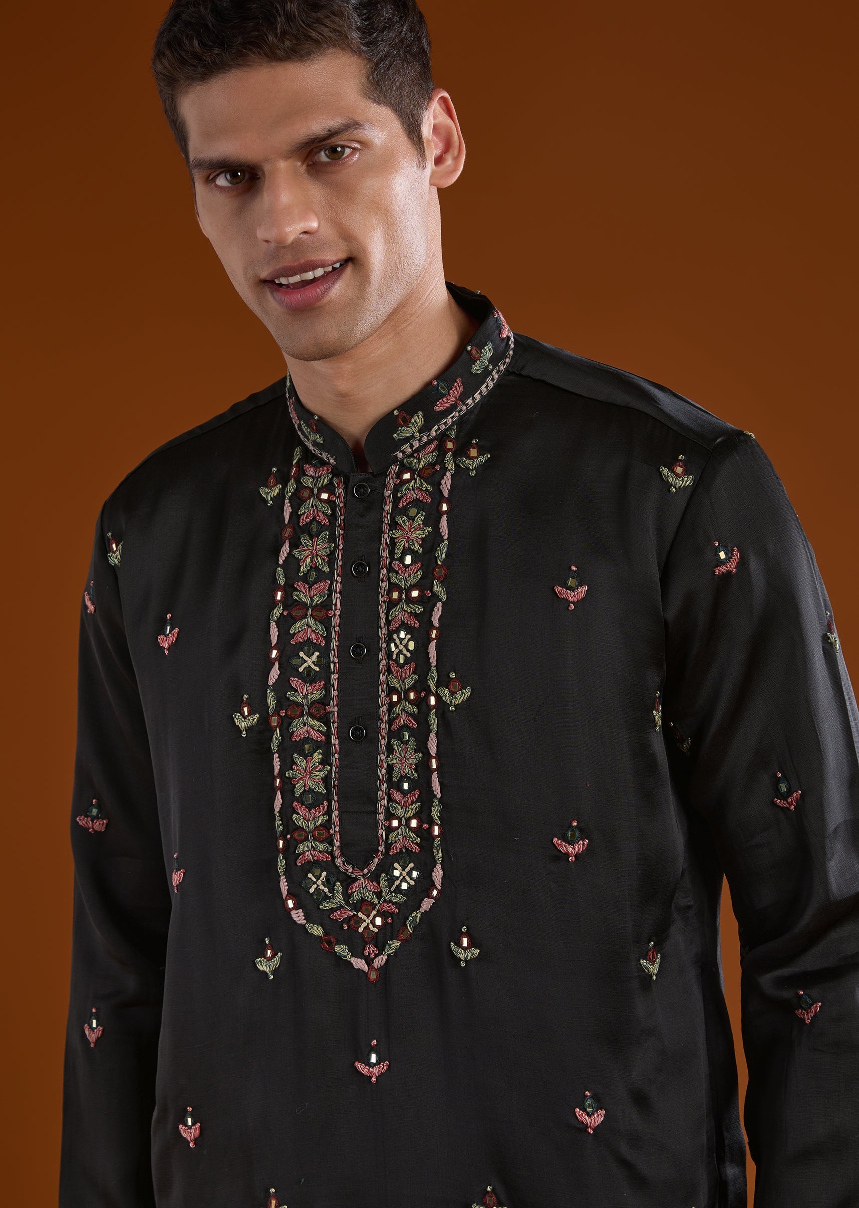 black-silk-kurta-set-with-dupatta-and-thread-and-mirror-work-sg321972-5