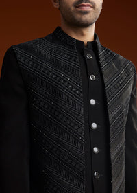 black-velvet-open-indo-jacket-set-with-embroidery-sg304686-1
