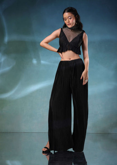 black butterfly mesh blouse-sg133302 13