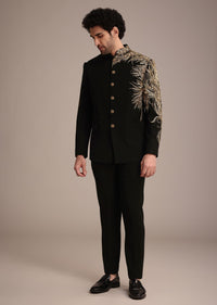black crepe tuxedo suit with hand work-sg235224 8 e613ae77-a2a2-42ad-9fda-5cf6f9c81b32
