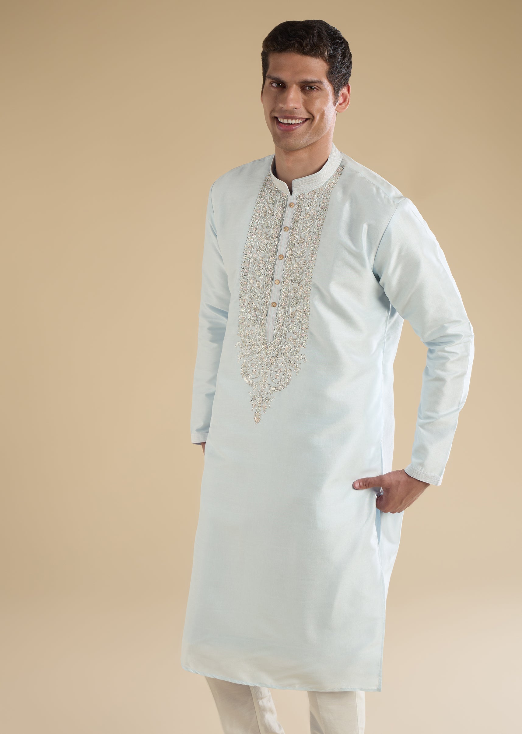 blue-embellished-kurta-set-sg365127-3 306b93c5-d9f3-4549-b032-b4bbf89ff2da