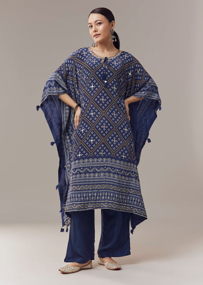 blue-kaftan-kurti-in-bandhani-print-with-gotta-work-sg366951-1 2eef2442-8ff2-4762-b488-1ba41c49ae53