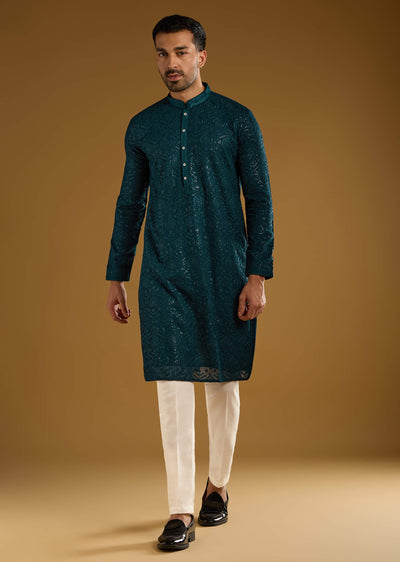 blue-silk-kurta-set-for-men-with-heavy-hand-embroidery-sg355142-1