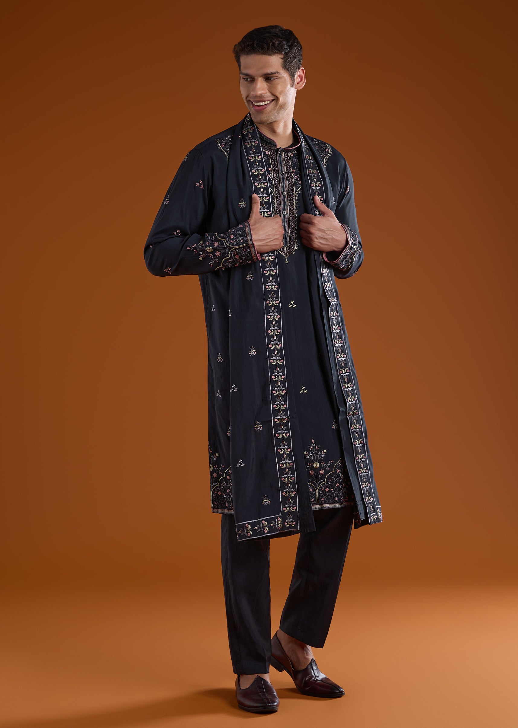 blue-silk-mens-kurta-set-with-resham-work-sg321900-1 fabca478-492b-4a6f-b1d5-f346a40579e0