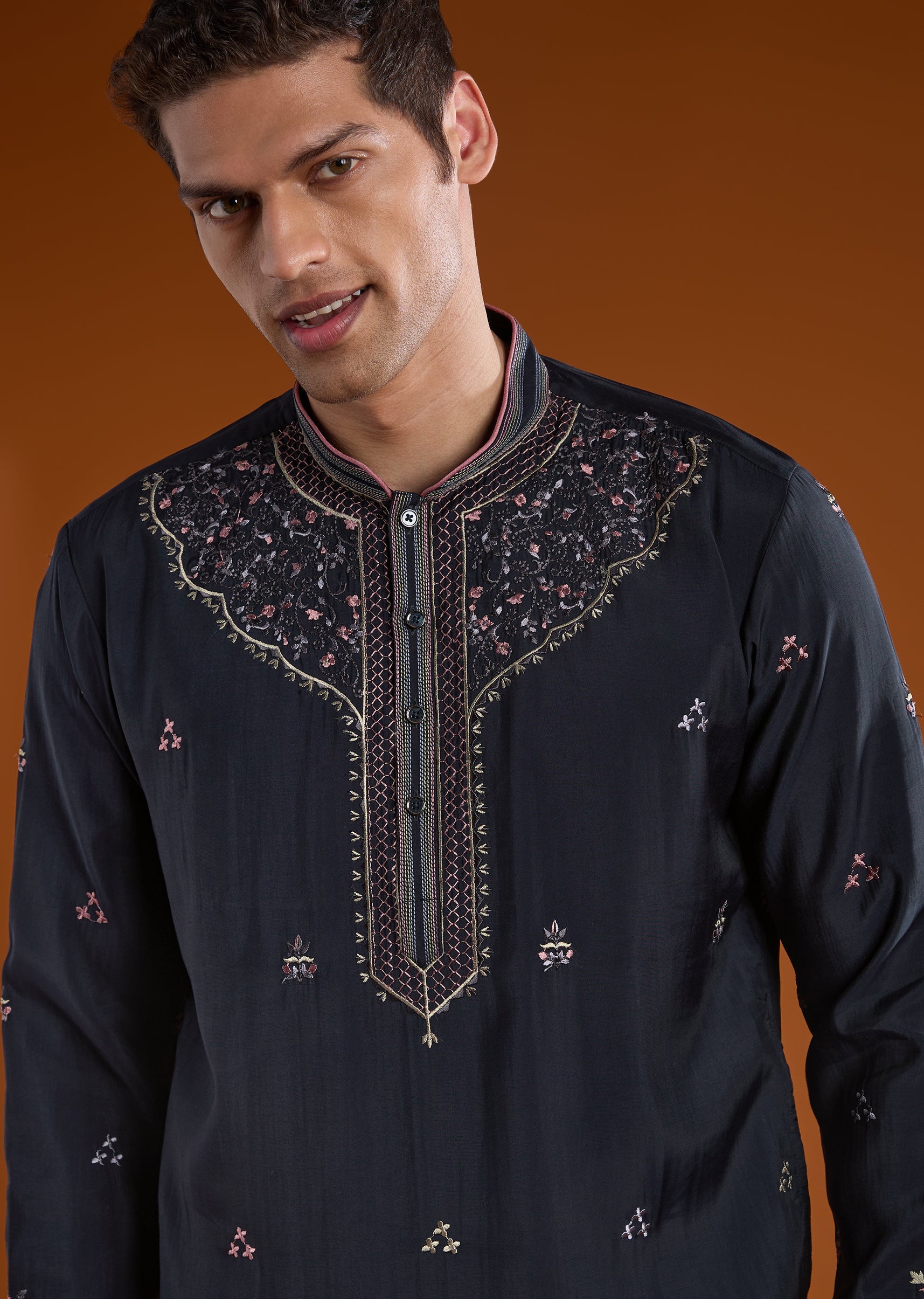 blue-silk-mens-kurta-set-with-resham-work-sg321900-4 8ddbe5ed-de98-4413-913c-c30ad8c92b11