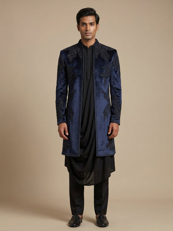 Blue Stylish Indowestern