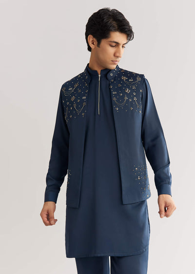 blue-suiting-jacket-kurta-set-with-metal-work-sg323752-1