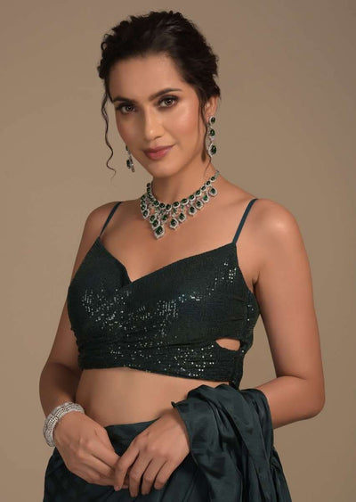 bottle-green-sequins-blouse-with-wrap-around-design-and-side-cut-outs-online-kalki-fashion-m001rabl366y-sg47415 2