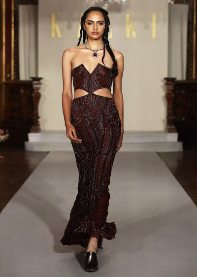 brown-net-bridal-gown-with-hand-embroidery-sg356270-1