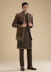 brown-velvet-embellished-jodhpuri-set-with-kurta-and-pants-sg380376-1 215c799b-378d-46cf-8055-0af28d7e957d