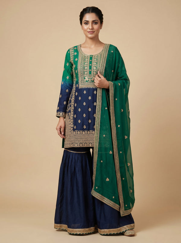 Cerulean Blue Palazzo Set