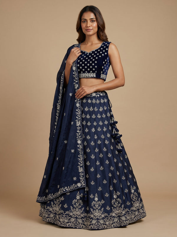 Cerulean Glow Lehenga