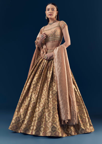 coral-hand-embroidered-banarasi-silk-bridesmaid-lehenga-set-with-pleats-sg367858-1 abe82518-1015-4735-81ab-22a2bd127c36