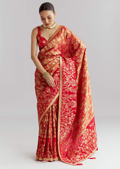 coral-red-silk-woven-saree-with-zari-work-sg350481-1