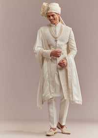 cream-silk-sherwani-for-groom-with-mughal-inspired-motifs-sg356093-1