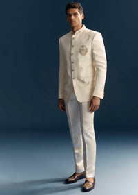 cream silk jodhpuri suit for men with heavy hand-sg360403-1-nosto 6