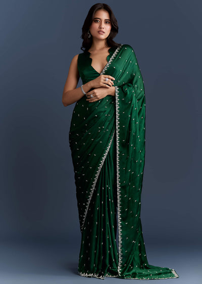 dark-green-chinon-embroidered-saree-with-intricate-hand-embroidery-sg338757-1