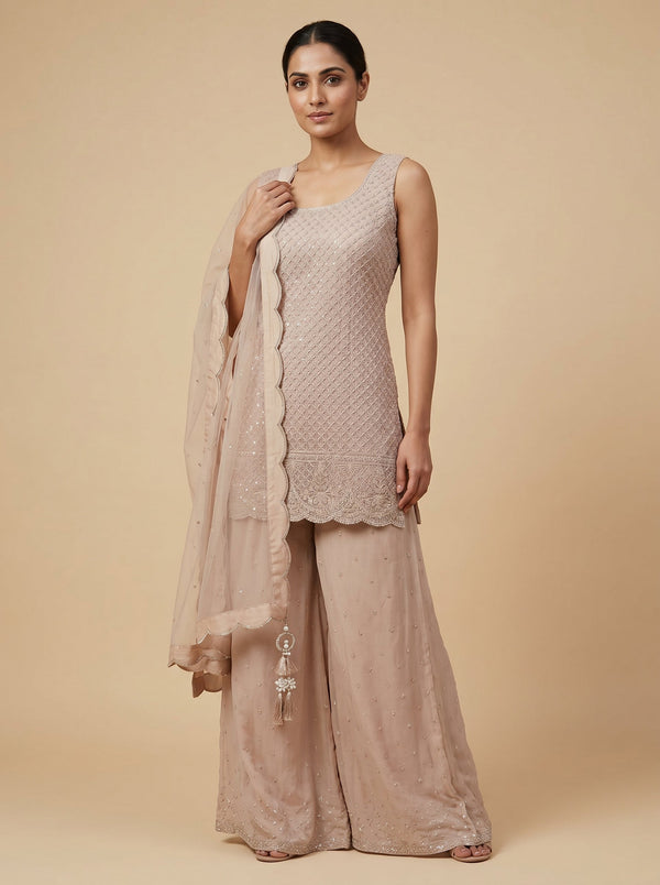 Dune Beige Palazzo Set
