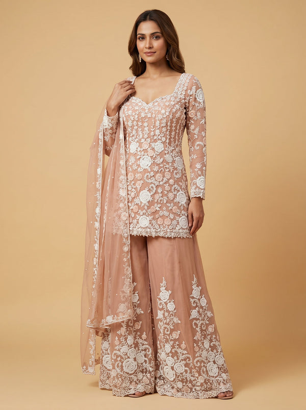 Dusty Peach Palazzo Set
