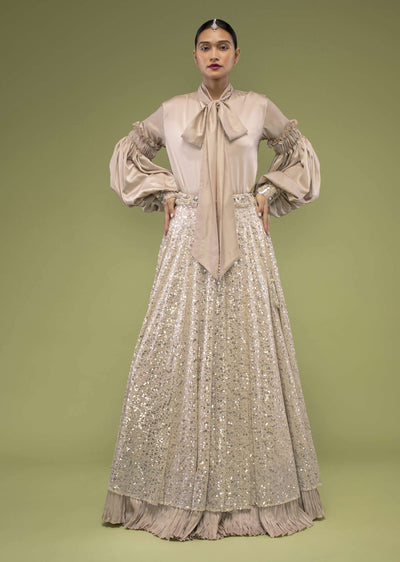 english beige shirt and ivory lehenga-m001ra664y-sg101845 2